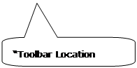 Rounded Rectangular Callout: “Toolbar Location Field” Rounded Rectangular Callout: “Toolbar Location Field”