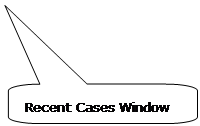 Rounded Rectangular Callout: Recent Cases Window Toolbar Rounded Rectangular Callout: Recent Cases Window Toolbar