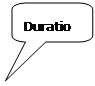 Rounded Rectangular Callout: Duration Field