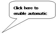 Rounded Rectangular Callout: Click here to enable automatic table updates.